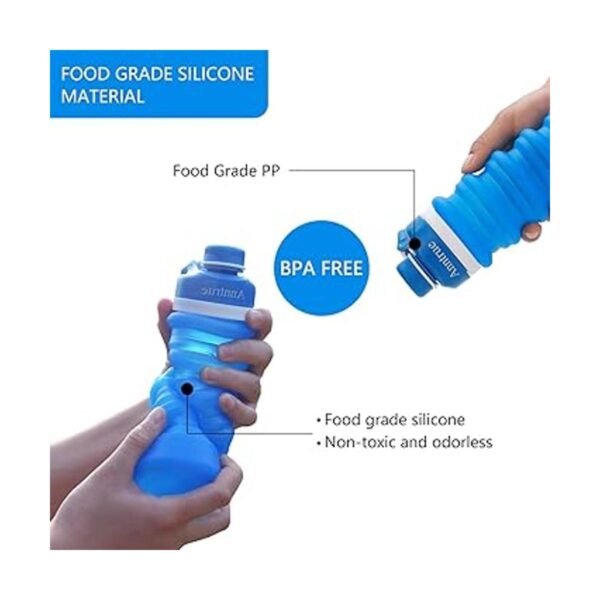 Anntrue Collapsible Water Bottle FoodGrade Silicone_2