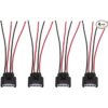4 paquetes de 4 bobinas de encendido hembra conector_1