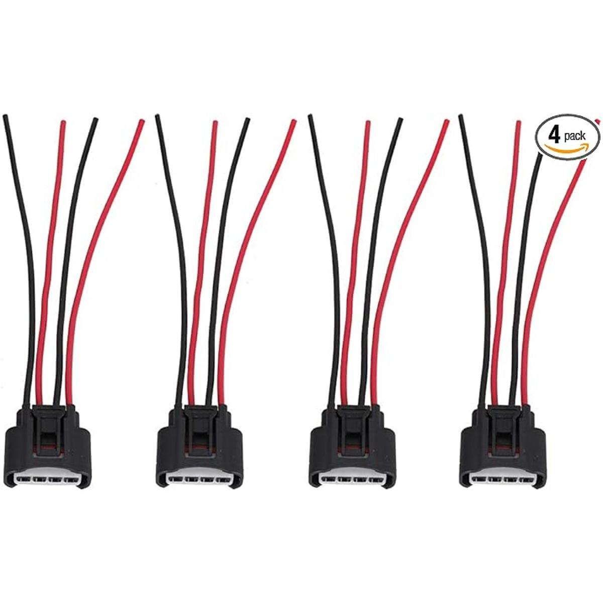 4 paquetes de 4 bobinas de encendido hembra conector
