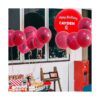 Paquete de 24 globos de látex con temática de bomberos de