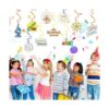 Kit de decoración de cumpleaños con temática científica y