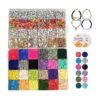Cuentas de arcilla para pulsera Kit de joyería 7100