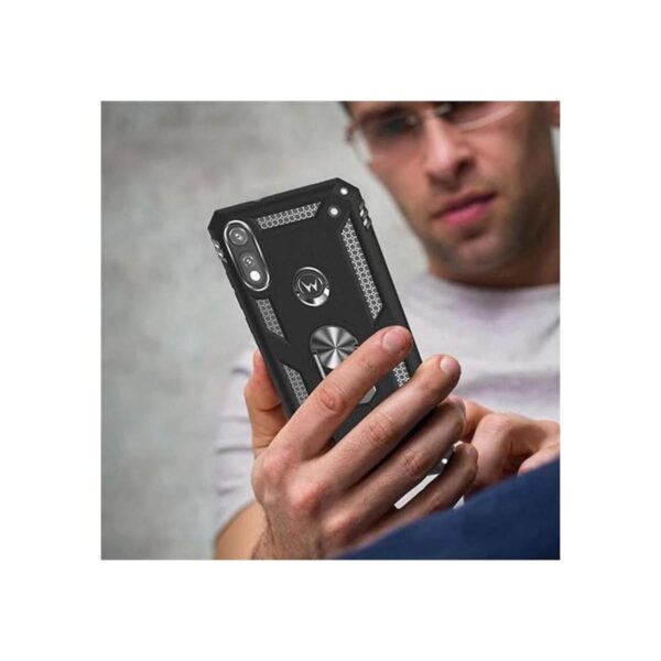Yiakeng Funda para Moto E funda Moto E con protector de_5