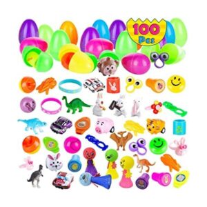 100 huevos de Pascua prerrellenos con juguetes novedosos_1