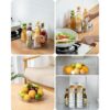 Roninkier Clear LazySusan Organizador de armario para_2
