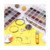 Yholin Kit de cuentas de semillas de cristal 9600 cuentas