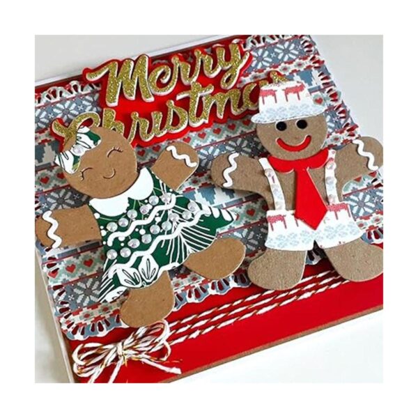 Troqueles de metal de hombre de jengibre de Navidad para