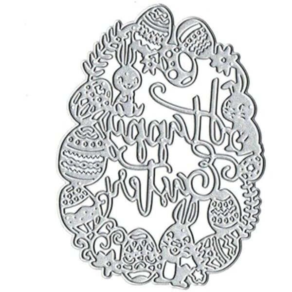 Happy Easter Rabbit Troqueles de metal para hacer