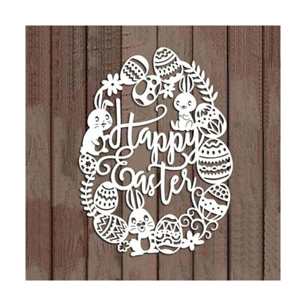 Happy Easter Rabbit Troqueles de metal para hacer