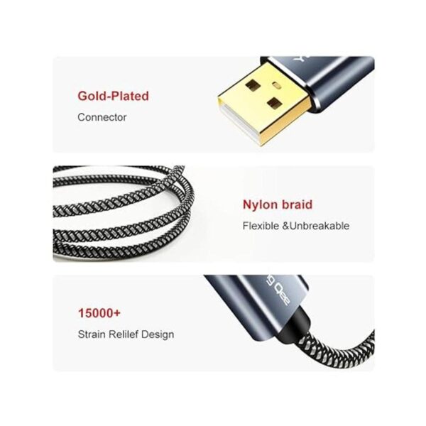 Cable de impresora de 6 pies cable de impresora USB de