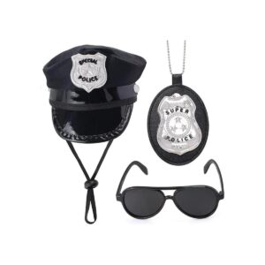 Yewong Juego de accesorios de disfraz de policía para