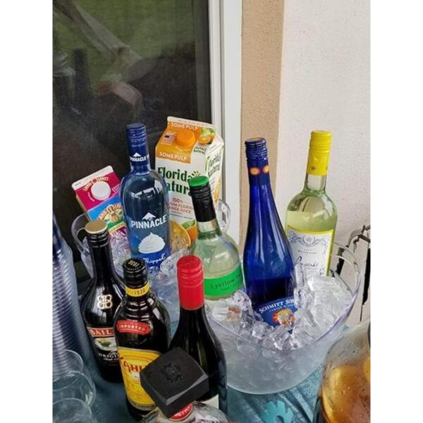 Yesland Cubo de hielo bañera de almacenamiento de