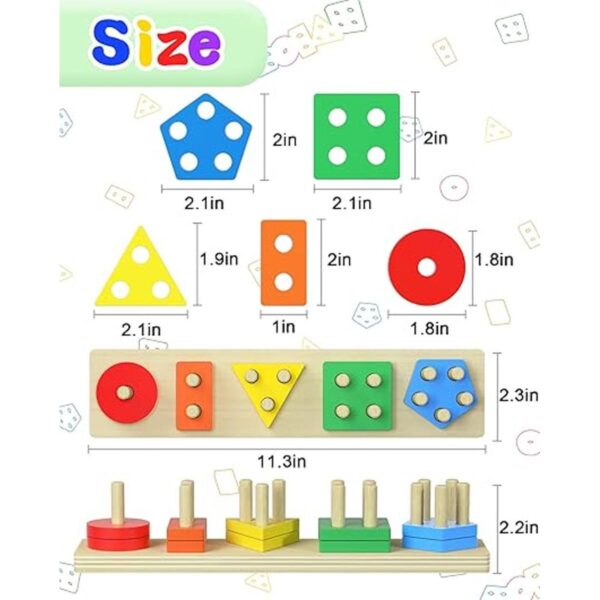 Montessori Juguetes para niños de 1 2 3 años juguetes_6