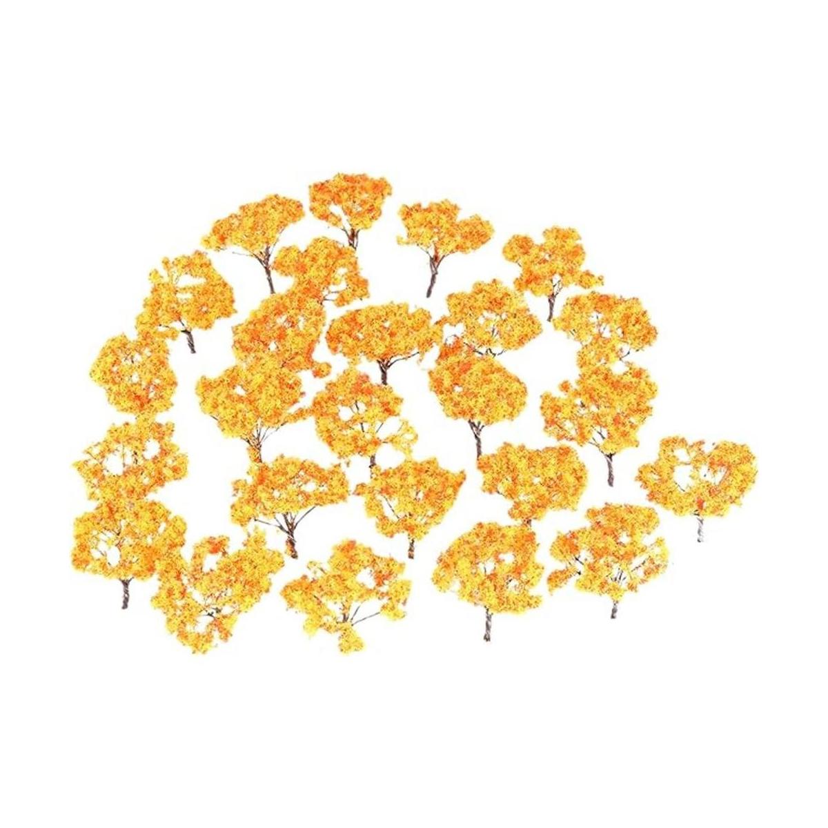 Yetaha 25 piezas modelo de árbol de arce en miniatura