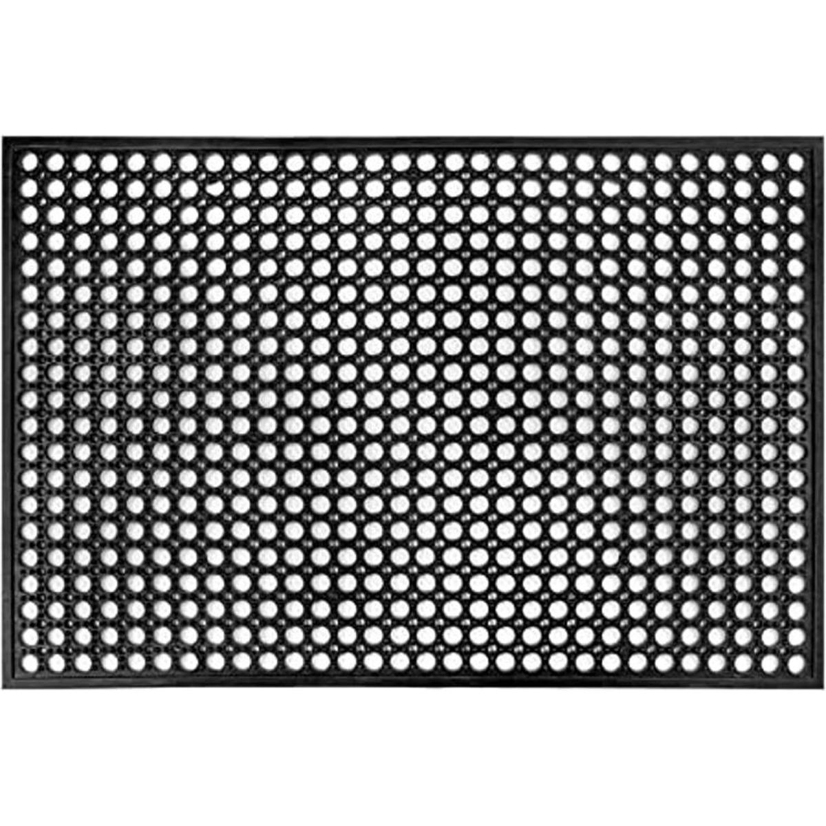 Yesland Tapete de goma para puerta de 35 x 23 pulgadas