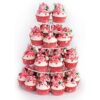 YestBuy Soporte redondo para cupcakes de acrílico de 4_1