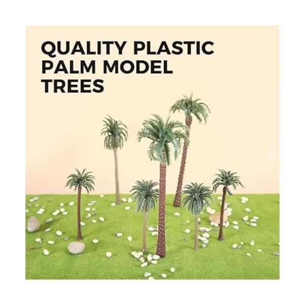 Yetaha 48 piezas modelo de árboles de palmera de coco