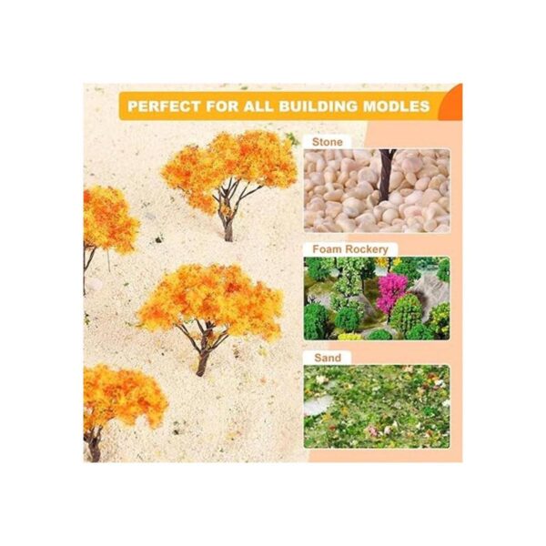 Yetaha 25 piezas modelo de árbol de arce en miniatura