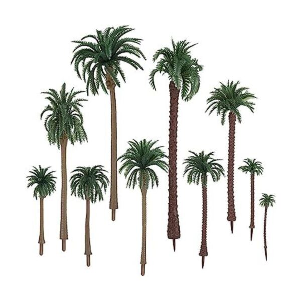 Yetaha 48 piezas modelo de árboles de palmera de coco