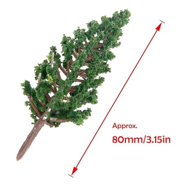 50 árboles modelo de pinos para escenas de escala HO o OO
