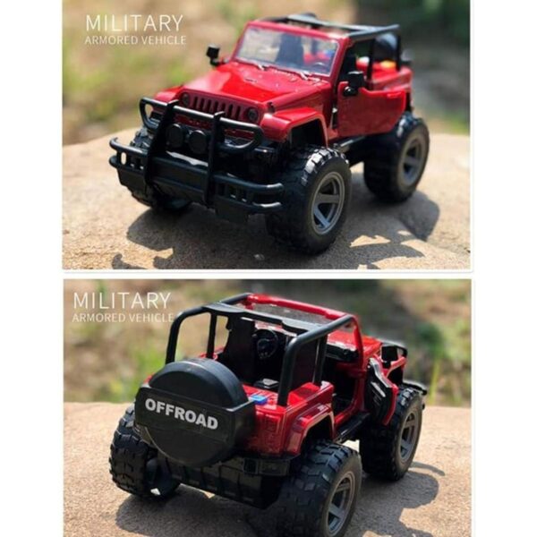 YesToys Juguete de coche todoterreno militar de combate de