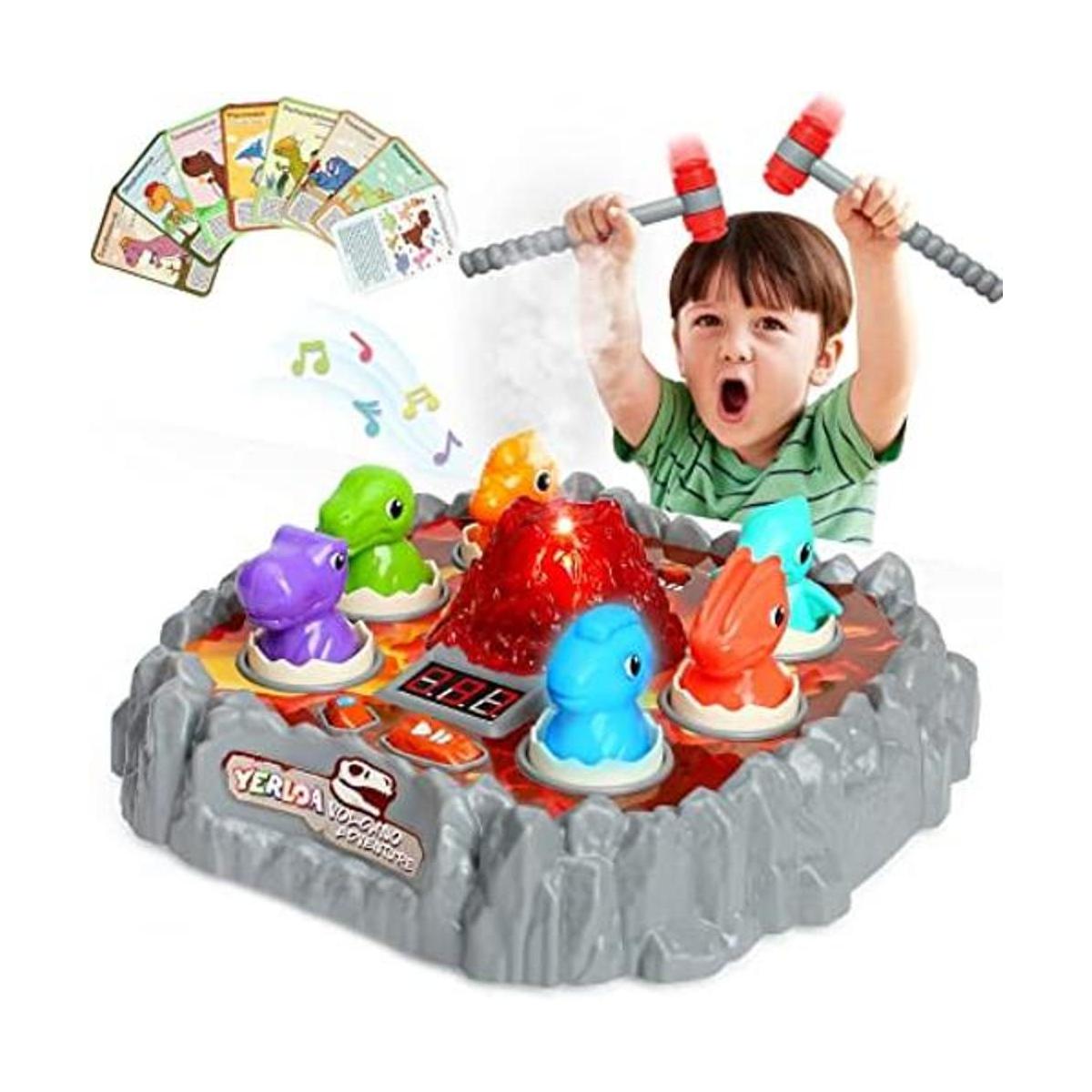 Yerloa Whack A Mole Game Juguetes de dinosaurio para