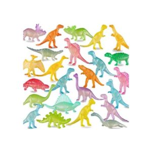 Juego de 96 piezas de juguete de dinosaurio que brilla en_1