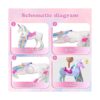 Muñecas mágicas de unicornio y princesa juguetes de_6