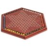 Yellow Mountain Imports Juego de mesa Halma de madera de_6