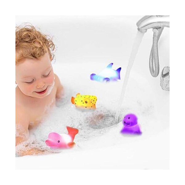 Juguetes de baño juego de 12 piezas de animales marinos_6