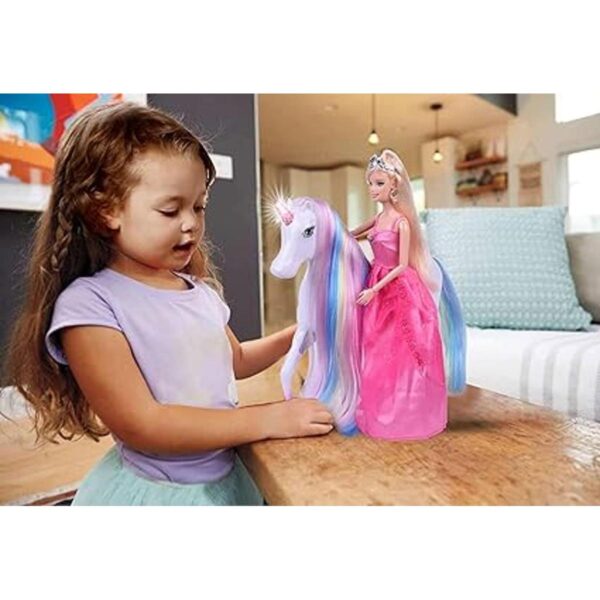 Muñecas mágicas de unicornio y princesa juguetes de_5