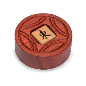 Yellow Mountain Imports Mahjong Bettor de madera_1