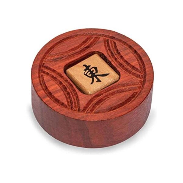 Yellow Mountain Imports Mahjong Bettor de madera_1