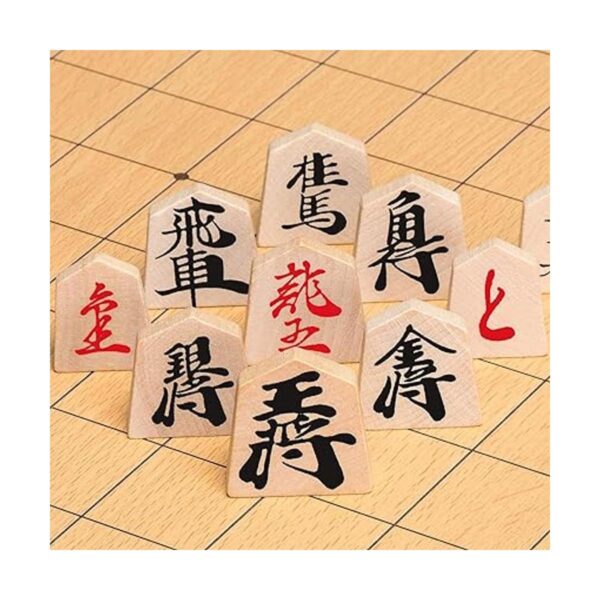 Juego de ajedrez japonés Shogi con tabla y cajones de_2