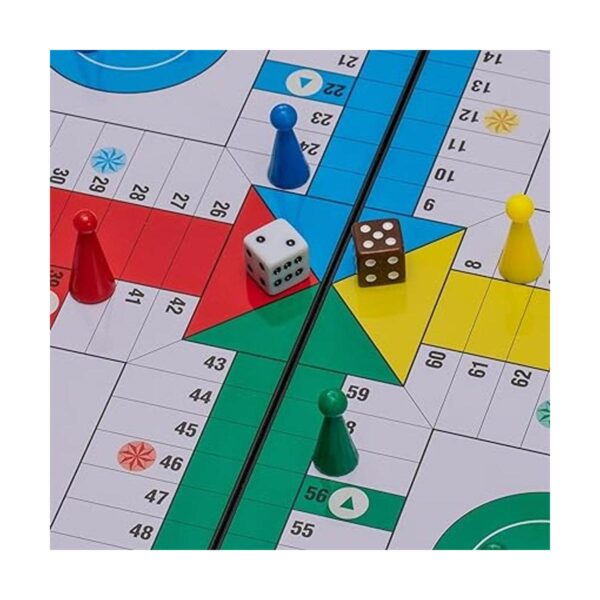 Juego de ludo magnético y plegable 9.75 in_3