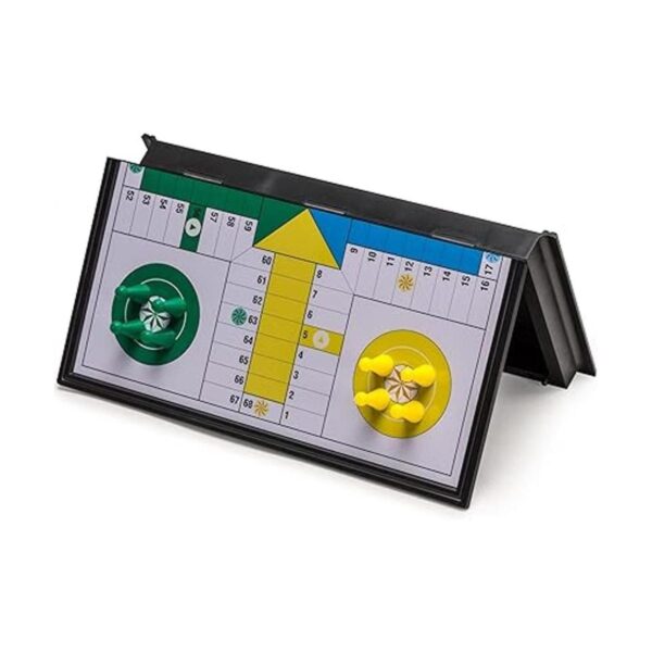 Juego de ludo magnético y plegable 9.75 in_5