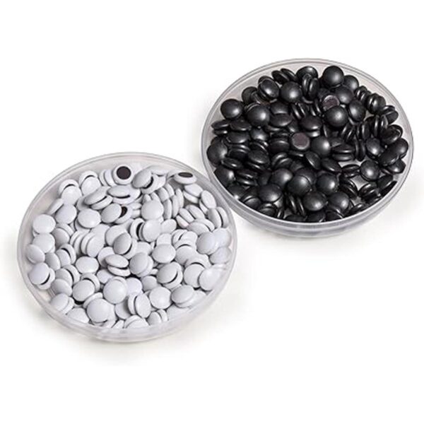 Pizarra magnética Go con juego de piedras plásticas_6