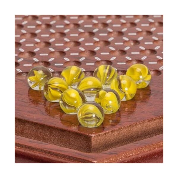 Yellow Mountain Imports Juego de mesa Halma de madera de_4