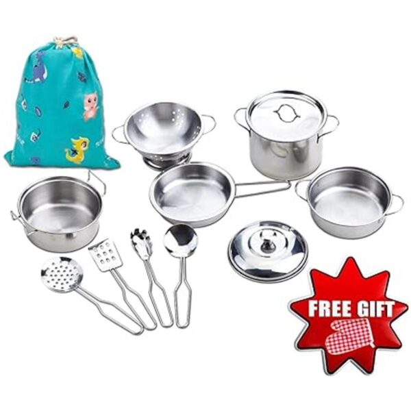 Yellora Juego de juegos de cocina ollas y sartenes_3