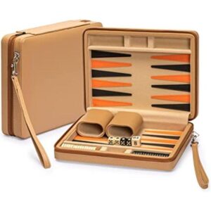 Yellow Mountain Imports Juego de minijuego de Backgammon_1