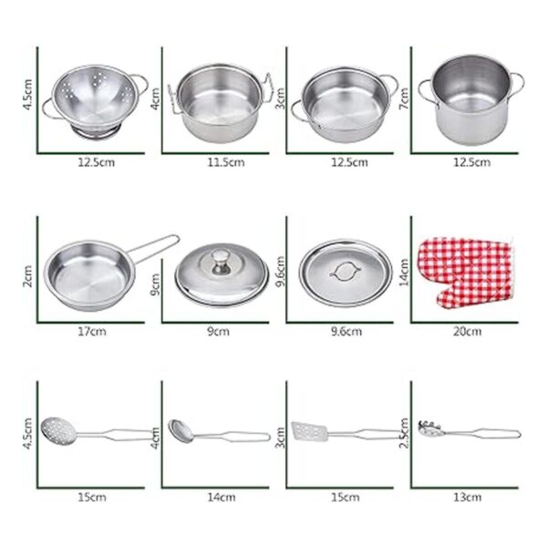 Yellora Juego de juegos de cocina ollas y sartenes_4