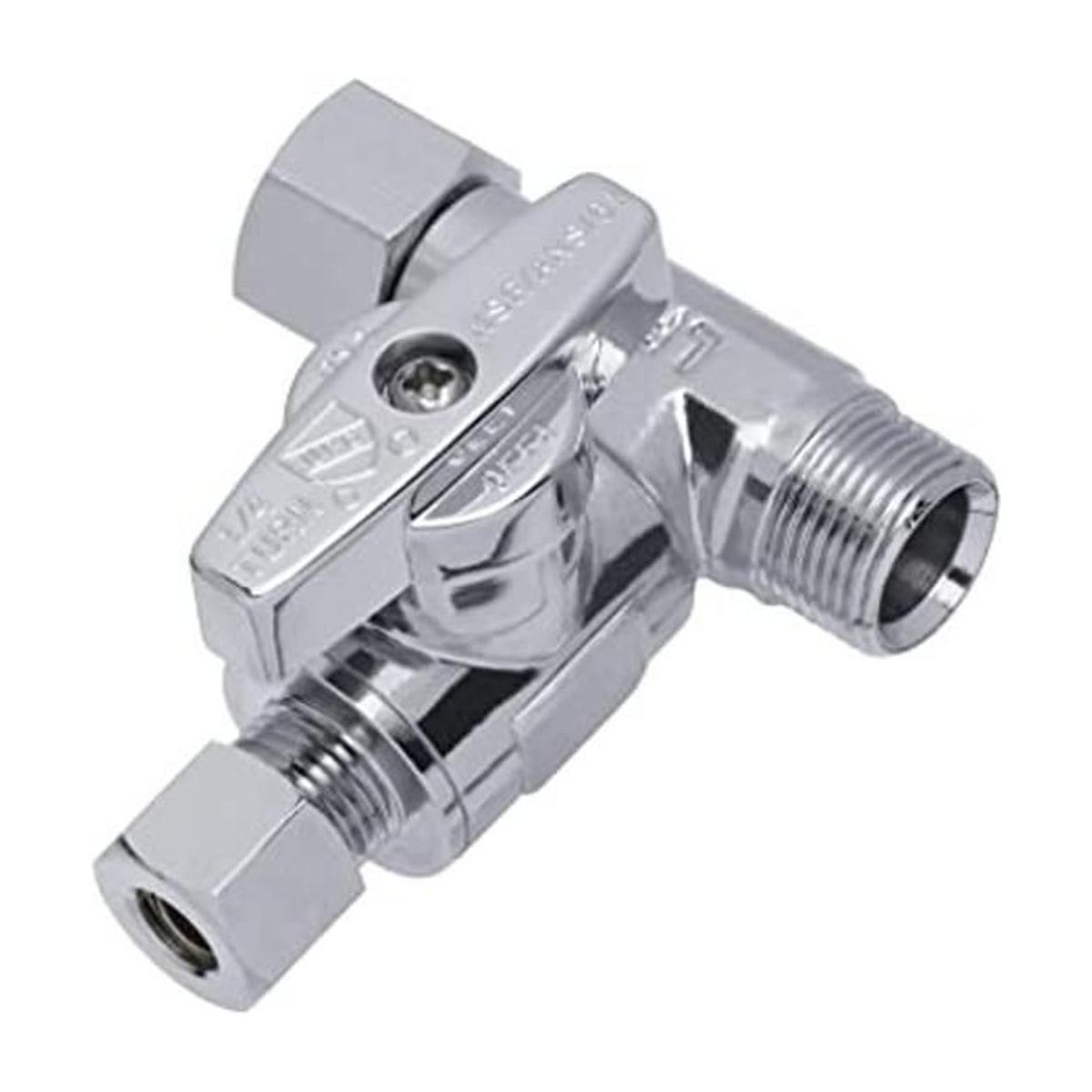 Yeleah Feed Water Adapter Angle Stop Adapter Valve Cold