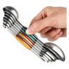 Juego de 7 cucharas medidoras magnéticas apilables de
