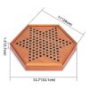 Yellow Mountain Imports Juego de mesa Halma de madera a_5
