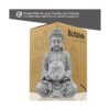 Nacome Estatua de Buda meditadora con luz solar Buda_4