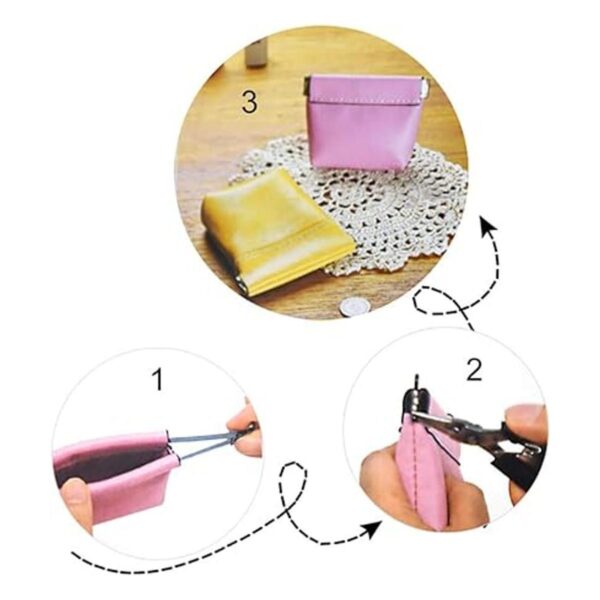 30 piezas de metal interno Flex Frame Kiss Clasp para_5