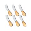 Yeeper Cuchillos esparcedores de queso pequeño mango de