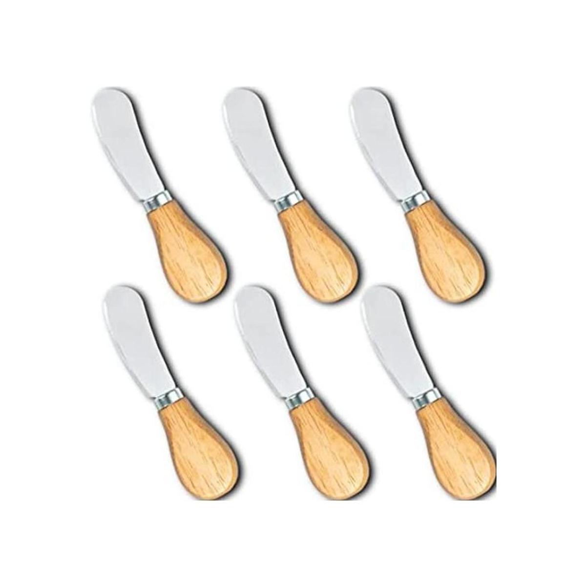 Yeeper Cuchillos esparcedores de queso pequeño mango de