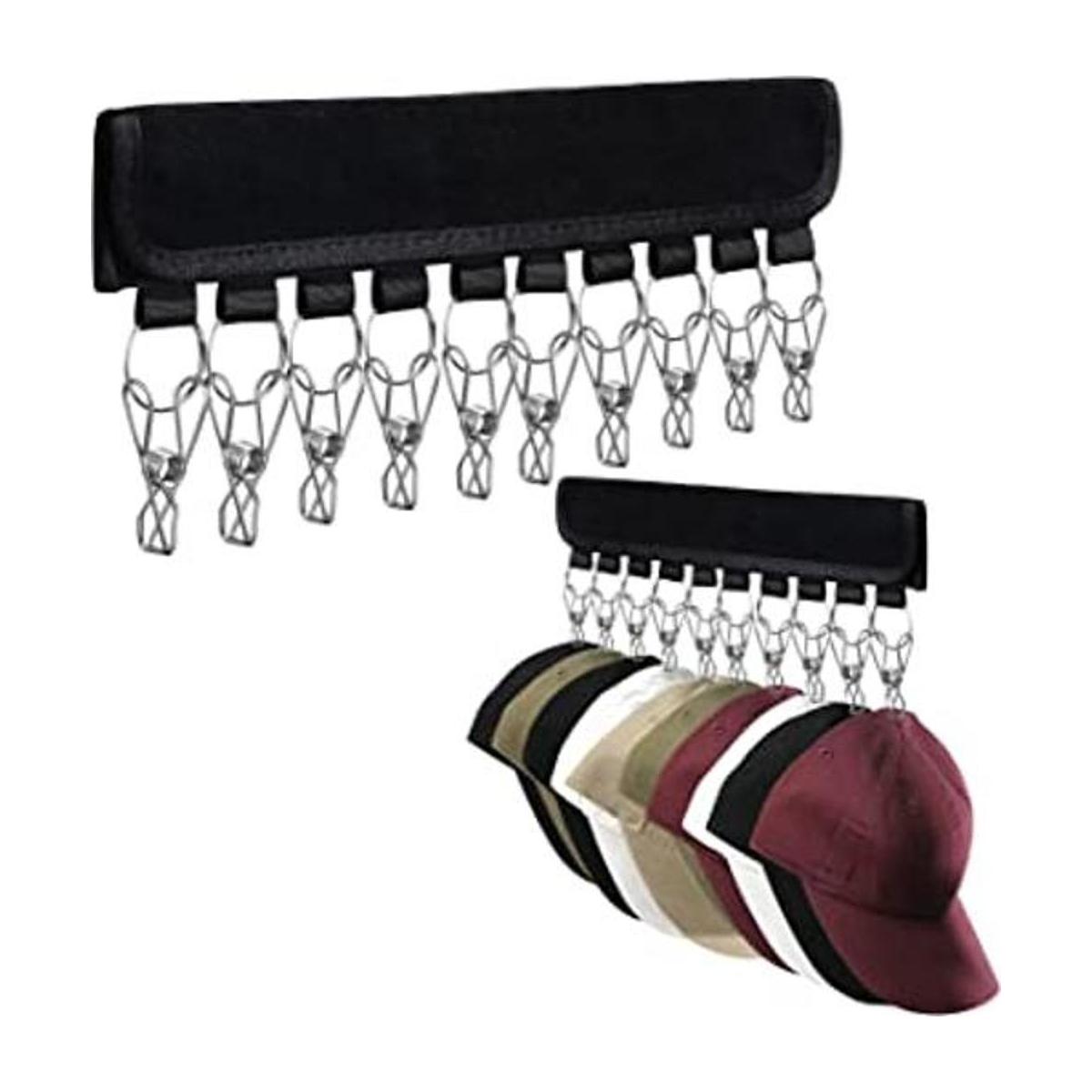 Organizador de sombreros para percha Perchero de