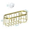 Yazoni Soporte de esponja 2 en 1 para fregadero de cocina_3